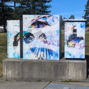 Traffic Box Art Wrap by Bethany Maines